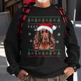 Irish Setter Christmas Ugly Sweater Dog Lover Sweatshirt Gifts for Old Men