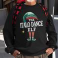 Italo Dance Elf Christmas Group Xmas Pajama Party Sweatshirt Gifts for Old Men