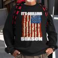 Its Grilling Season Men Usa Flag Bbq Tools Summer Usa Funny Gifts Sweatshirt Gifts for Old Men