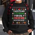 This Is My It's Too Hot For Ugly Christmas Sweaters Pixel Sweatshirt Gifts for Old Men
