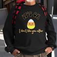 It's Ok I Don't Like You Either Cute Candy Halloween Sweatshirt Gifts for Old Men