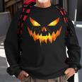 Jack O Lantern Face Pumpkin Scary Halloween Costume Sweatshirt Gifts for Old Men