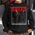 Jason Squad Halloween Horror Funny Scary Distressed Costume Halloween Funny Gifts Sweatshirt Gifts for Old Men