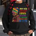 July 4Th Junenth 1865 Because My Ancestors Junenth Sweatshirt Gifts for Old Men