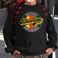 Junenth Blackity Black Freedom African American Vintage Sweatshirt Gifts for Old Men