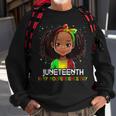 Junenth Is My Independence Day Black Toddler Girl Kids Sweatshirt Gifts for Old Men