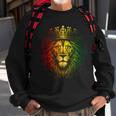 Junenth Men Black King Black Lion Fathers Day Men Sweatshirt Gifts for Old Men