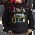 Junking Queen Thrift Queen Americana Truck Funky Junk Sweatshirt Gifts for Old Men