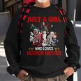 Just A Girl Who Loves Horror Movies Movies Sweatshirt Gifts for Old Men