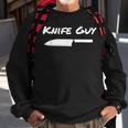 Knife Guy Chefs Kitchen Cooking Knives Chopping Santoku Cook Sweatshirt Gifts for Old Men