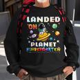 Landed On Planet Kindergarten Astronaut Gamer Space Lover Sweatshirt Gifts for Old Men