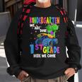 Last Day Of School Kindergarten Truck Dinosaur Graduate Gift Sweatshirt Gifts for Old Men