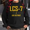 Lcs7 Uss Detroit Sweatshirt Gifts for Old Men