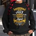 Legends Were Born In July 2006 17Th Birthday Gift 17 Yrs Old Sweatshirt Gifts for Old Men