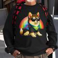 Lesbian Lgbt Gay Pride Black And Tan Shiba Inu Sweatshirt Gifts for Old Men