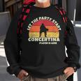 Let The Party Start The Concertina Player Is Here Concertina Sweatshirt Gifts for Old Men