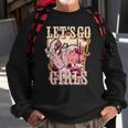 Lets Go Girl Cowboy Pink Boot Retro Western Country Sweatshirt Gifts for Old Men