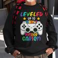 Level Up To Kindergarten Back To School Video Games Boys Sweatshirt Gifts for Old Men