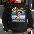 Lgbt Ally Gay Pride Clothers More Pride Less Prejudice Sweatshirt Gifts for Old Men