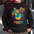 Lgbt Lesbian Gay Pride Swedish Vallhund Dog Sweatshirt Gifts for Old Men
