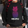 Lgbt-Q Bi-Sexual Pineapple Tropical Summer Cool Pride Gifts Sweatshirt Gifts for Old Men