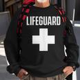 Lifeguard Sayings Life Guard Job Sweatshirt Gifts for Old Men
