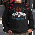 Lil Firecracker On The Way Cute 4Th Of July Pregnancy Sweatshirt Gifts for Old Men