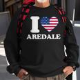 I Love Aredale I Heart Aredale Sweatshirt Gifts for Old Men