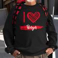 I Love Borger I Heart Borger Sweatshirt Gifts for Old Men