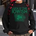 Luck O’ The Iowish Irish St Patrick's Day Sweatshirt Gifts for Old Men