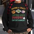 Lunch Lady Crazy Cafeteria Worker Salad Entertainment Sweatshirt Gifts for Old Men