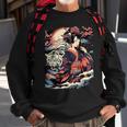 Make A Statement With This Bold Geisha And Tiger Tattoo Sweatshirt Gifts for Old Men