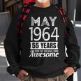 May 1964 55Th Birthday 55 Years Of Being Awesome Sweatshirt Gifts for Old Men
