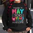 May Girls 2010 11Th Birthday 11 Years Old Made In 2010 Sweatshirt Gifts for Old Men