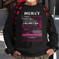 Mercy Name Gift 100 Mercy Sweatshirt Gifts for Old Men