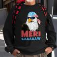 Mericaaaaaw Eagle Mullet 4Th Of July Usa American Flag Mullet Funny Gifts Sweatshirt Gifts for Old Men