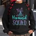 Mermaid Squad Birthday Mermaid Tail Squad Family Matching Sweatshirt Gifts for Old Men
