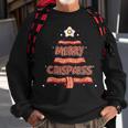Merry Crispness Oh Bacon Tree Bbq Ugly Christmas Sweater Sweatshirt Gifts for Old Men