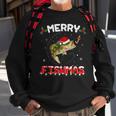 Merry Fishmas Fishing Christmas Pajama Fishers Sweatshirt Gifts for Old Men