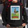 Mexican El Gallo Bingo Card Game Traditional Rooster Sweatshirt Gifts for Old Men