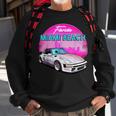 Miami Beach Florida Miami Palm Trees And Vintage Car Florida Gifts & Merchandise Funny Gifts Sweatshirt Gifts for Old Men