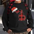 Michigan Plaid Christmas Santa Hat Holiday Matching Sweatshirt Gifts for Old Men