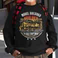 Model Railroad Builder Quote N Scale Craftsman Sweatshirt Gifts for Old Men