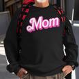 Mom Pink & White Overlapping Font Halloween Costume Sweatshirt Gifts for Old Men