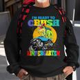 Monster Truck Dinosaur Im Ready To Crush Kindergarten Sweatshirt Gifts for Old Men