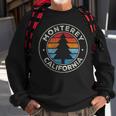 Monterey California Ca Vintage Graphic Retro 70S Sweatshirt Gifts for Old Men