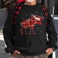 Moose Christmas Red Plaid Buffalo Pajama Matching Sweatshirt Gifts for Old Men