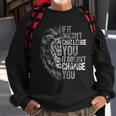 Motivation Workout And Gym Quotes Lion Mindset Training Sweatshirt Gifts for Old Men