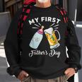 My Fisrt Fathers Day New Dad Gifts Matching Daddy And Baby Sweatshirt Gifts for Old Men