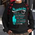 My Perfect Day Wake Up Ride Horses Cowgirl Sweatshirt Gifts for Old Men